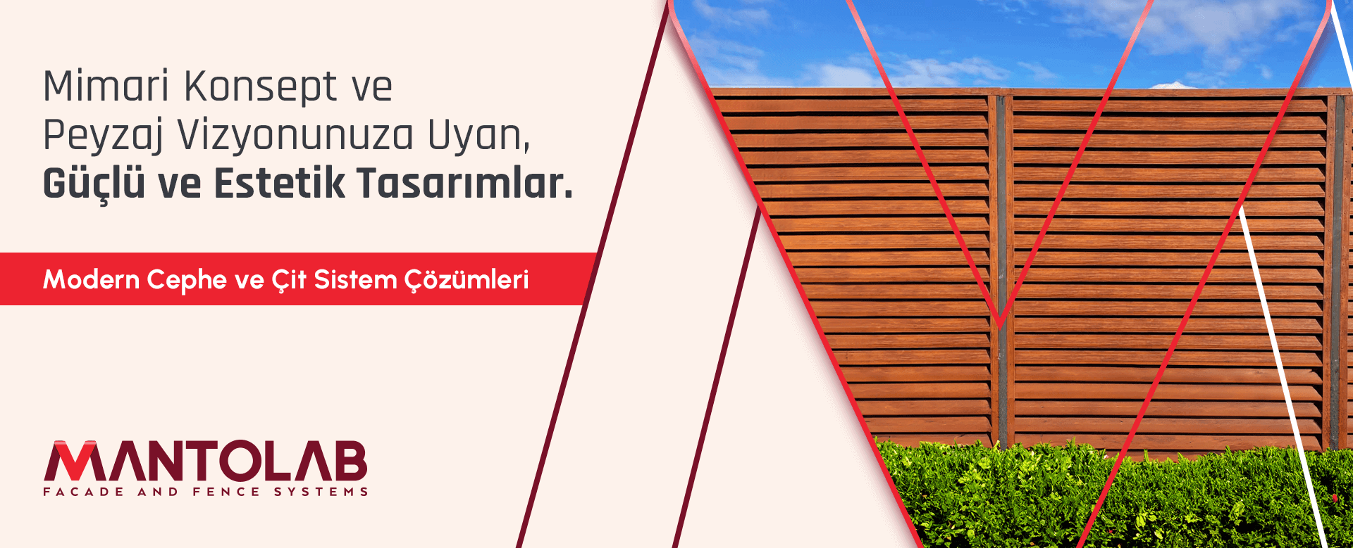MANTOLAB Cephe ve Çit Profil Sistemleri