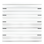 Simetrica Modeli Alp Beyazı Renk Mantolab Yatay Bahçe Çiti Modeli