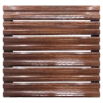 Simetrica Modeli Dark Wood Ahşap Desenli Mantolab Yatay Bahçe Çiti Modeli