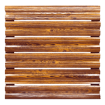 Simetrica Modeli Golden Wood Ahşap Desenli Mantolab Yatay Bahçe Çiti Modeli