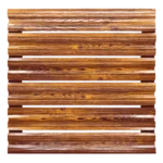 Simetrica Modeli Golden Wood Ahşap Desenli Mantolab Yatay Bahçe Çiti Modeli