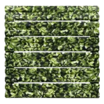 Simetrica Modeli Sarmaşık Desenli Dijital Baskı Mantolab Yatay Bahçe Çiti Modeli