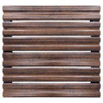 Simetrica Modeli Mahogany Ahşap Desenli Mantolab Yatay Bahçe Çiti Modeli