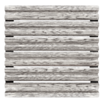 Simetrica Modeli White Wood Desenli Mantolab Bahçe Çiti